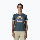 Maglietta da donna Patagonia Great Waves Ringer Tee summit blue