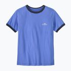 Maglietta da donna Patagonia Fitz Roy Foothills Ringer Tee diver blue