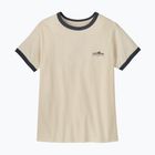 Maglietta da donna Patagonia Fitz Roy Foothills Ringer Tee undyed natural