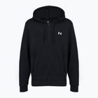 Felpa da uomo Under Armour Flex Fleece Full Zip black/white