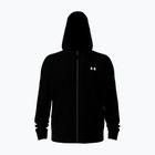 Felpa da uomo Under Armour Flex Fleece Full Zip black/white