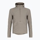 Giacca da corsa da uomo HOKA Sky Glow Half Zip pebble grey