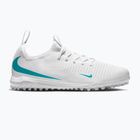 Scarpe da calcio bambino Nike Phantom 6 Low Academy Jr TF white/white/dusty cactus