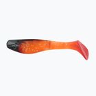 Esca in gomma Relax Hoof 3 Red Tail 4 pezzi arancio trasparente/ologramma glitterato
