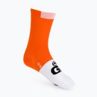 ASSOS GT C2 calze da ciclismo arancioni con droide