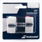 Babolat My Overgrip fasce per racchette da tennis 3 pezzi bianco/nero/bianco