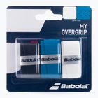 Babolat My Overgrip Racchetta da tennis 3 pezzi nero/blu/bianco