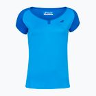 Maglietta da tennis Babolat donna Play Cap Sleeve blu aster