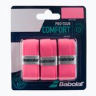 Racchette da tennis Babolat Pro Tour 3 pezzi rosa.