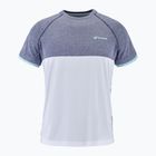 Maglietta da tennis Babolat Play Crew Neck uomo bianco/blu heather
