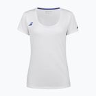 Maglietta Babolat Play Cap Sleeve Top Jr bambino bianco/bianco