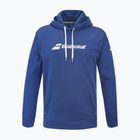 Felpa da tennis da uomo Babolat Exercise con cappuccio blu sodalite