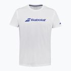 Maglietta da bambino Babolat Exercise Jr bianco/bianco