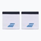 Polsino con logo Babolat 2 pezzi bianco/blu drive