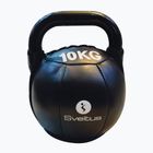 Kettlebell Sveltus Soft PU 10 kg nero