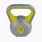 Kettlebell Sveltus Fit 4 kg grigio/giallo