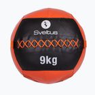 Sveltus Wall Ball 9 kg nero/rosso