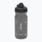 Zefal Sense Soft 65 No-Mud 650ml bottiglia da bicicletta nera affumicata