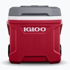 Igloo Latitude 16 Qt Roller 15 l industrial rosso/ meteorite frigorifero itinerante