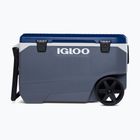 Igloo Maxcold Latitude 90 Qt Roller 85 l frigorifero da viaggio in carbonite/mare Egeo