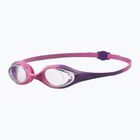 Occhialini da nuoto per bambini arena Spider viola / trasparente / rosa