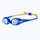 Occhialini da nuoto da bambino Arena Spider JR Mirror blue/blue/yellow