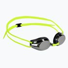 Occhialini da nuoto da bambino Arena Tracks JR Mirror silver/black/fluo yellow