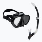 Arena Premium Snorkeling Set nero/chiaro/nero