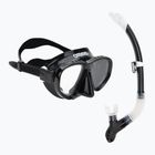 Set snorkeling per bambini Arena Premium Jr nero/chiaro/nero