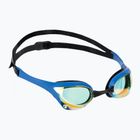 Occhialini da nuoto Arena Cobra Ultra Swipe Mirror yellow copper/blue