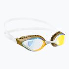 Occhialini da nuoto Arena Air-Speed Mirror giallo rame/oro/multi