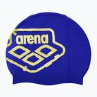 Arena Icons Team Stripe cuffia da bagno blu neon/burro