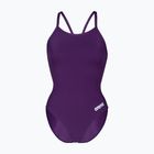 Costume da bagno intero donna Arena Team Light Drop Solid plum/white
