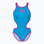 Costume intero donna arena One Biglogo One Piece turchese/rosa fluo