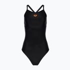 Costume intero da donna Arena Solid Swimsuit Lightdrop Back nero