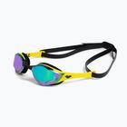 Occhiali da nuoto Arena Cobra Edge Swipe MR smeraldo / giallo / nero
