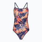 Costume da bagno intero donna arena Costume da bagno reversibile Challenge Back navy/multi