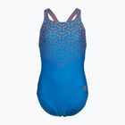 Costume intero per bambini arena Kikko V Swim Pro Back blue china/calypso coral