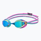 Occhialini da nuoto Arena Python Mirror turchese/acqua/fucsia