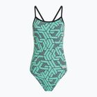 Costume intero Arena Escape Challenge Back nero/blu acqua multi donna