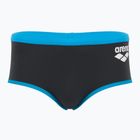 Boxer nuoto uomo arena One Low Waist Short Big Logo asfalto/turchese
