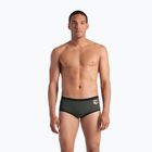 Boxer da bagno da uomo arena One Low Waist Short Big Logo dark sage/nero