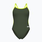 Costume intero donna arena Lace Back Solid dark sage/artic lime