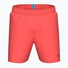 Pantaloncini da bagno arena Fundamentals Boxer R da uomo viola scuro/calipso corallo