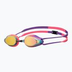Occhiali da nuoto Arena Tracks Mirror rame/plum/corallo brillante