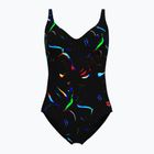 Costume intero donna arena Abyss U Back multi nero/nero