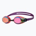 Occhiali da nuoto Arena Zoom X-Fit Mirror rame/corallo brillante/prugna