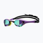 Occhiali da nuoto Arena Cobra Ultra Swipe Mirror smeraldo/plum/cyber lime