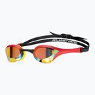 Occhialini da nuoto arena Cobra Ultra Swipe Mirror gold/red