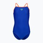 Costume da bagno intero bambino arena Light Drop Solid neon blue/team orange/team orange